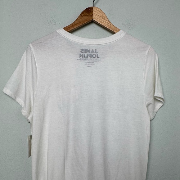 NWT Lucky Brand Janis Joplin Graphic T-Shirt in Marshmallow White Size Large - Picture 6 of 10